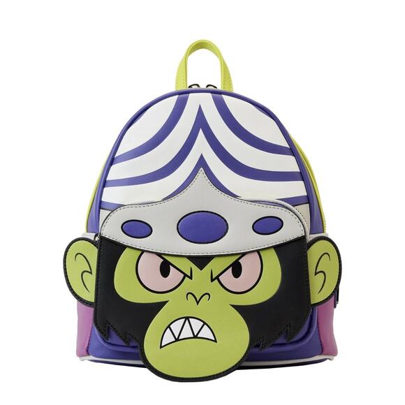 Loungefly Powerpuff Girls Mojo Jojo Glow Cosplay Mini Backpack - Picture 8 of 9